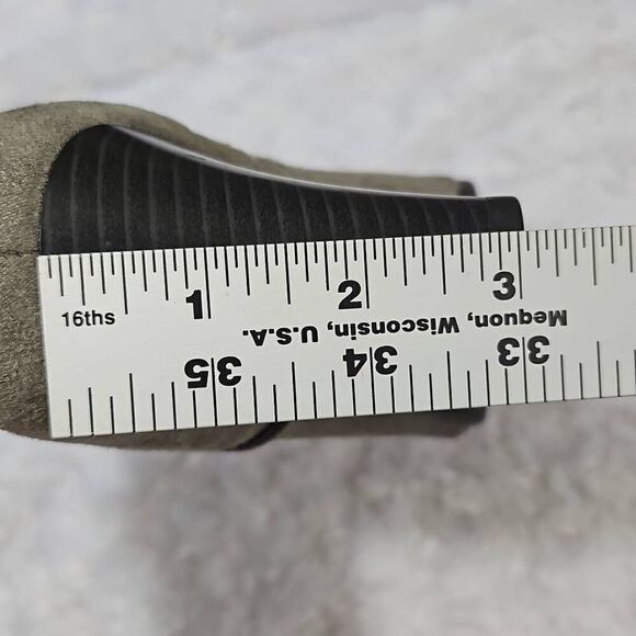 Life Stride 9.5M Yesterday faux suede grey ankle bootie casual everyday office - Picture 4 of 10